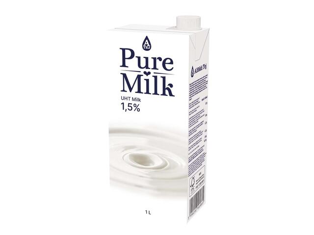 LAPTE UHT 1.5% 1L PURE MILK