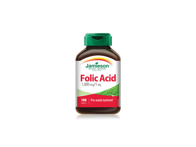 JAMIESON 2082 ACID FOLIC 1MG X 100TBL