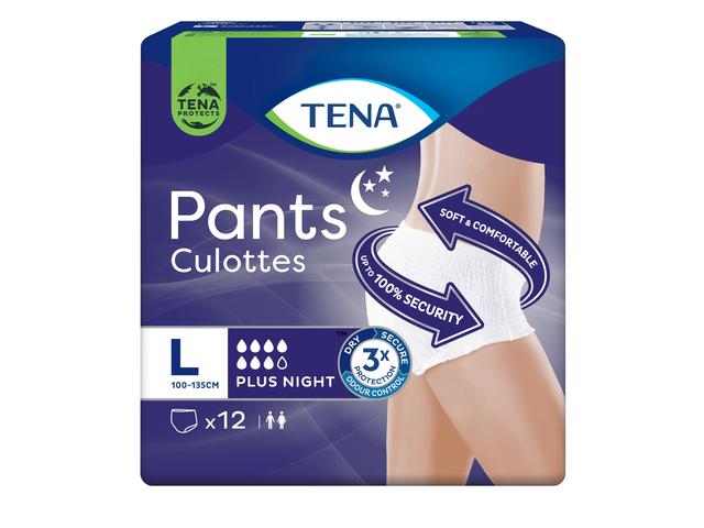 Chilot pentru incontinenta adulti Tena Pants Plus Night marime L 12 bucati