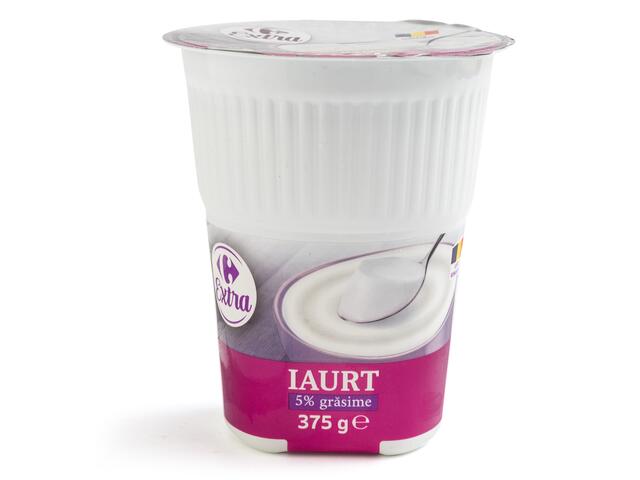 Iaurt Cremos 5% grasime, 375g Carrefour Extra