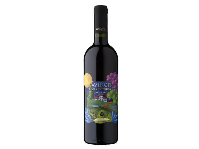 Avincis Vila Dobrusa Negru De Dragasani, Merlot 0.75L Sec