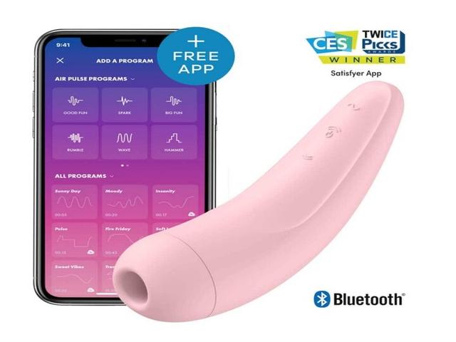 Stimulator de clitoris satisfyer curvy 2 + pink