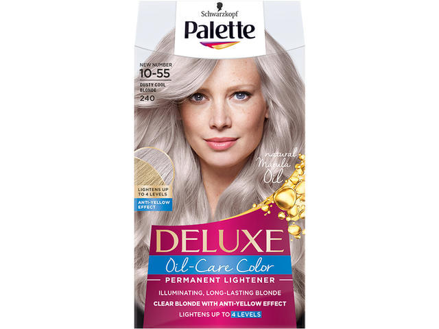 Decolorant Permanent Palette Deluxe Oil-Care Color 240/10-55 Blond Rece Mat