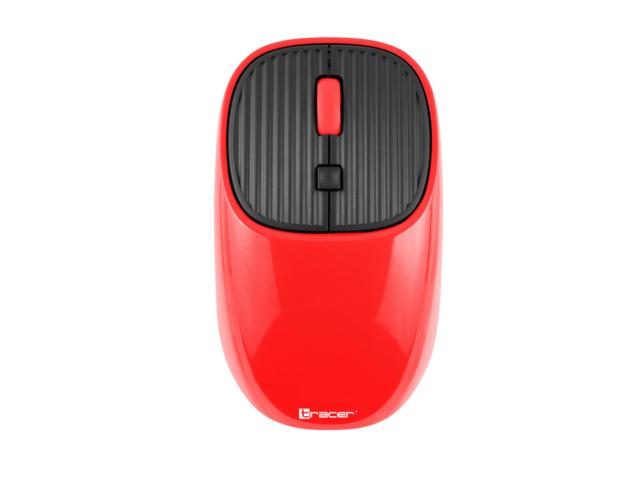 Mouse wireless Tracer, Wave, Rosu