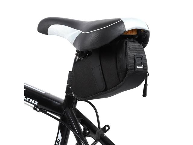 Geanta mica pentru sa de bicicleta, Wozinsky 0.6l negru, HRT-63462