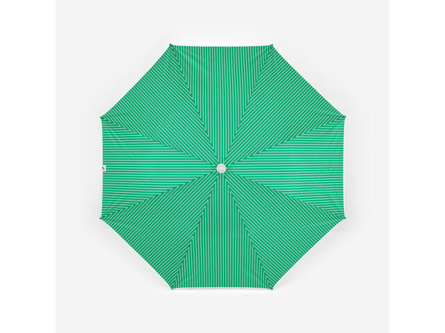 Umbrelă de plajă anti-uv compact 2 persoane PARUV stripes Verde