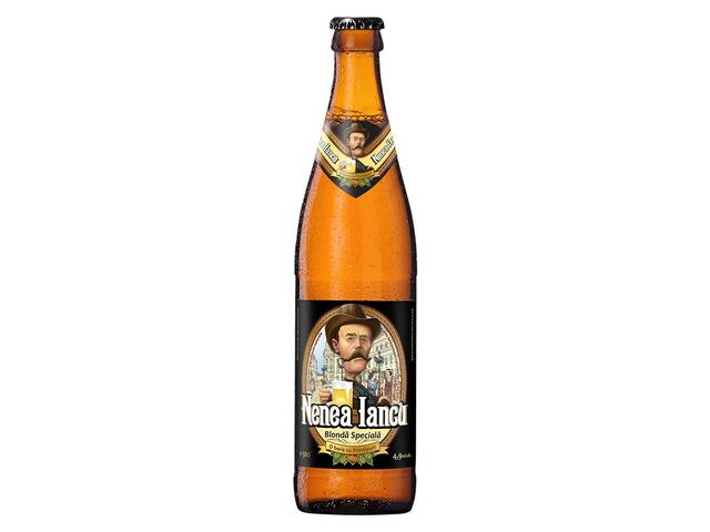 Bere Blonda Speciala 4,9% Alcool Sticla 500ML Nenea Iancu