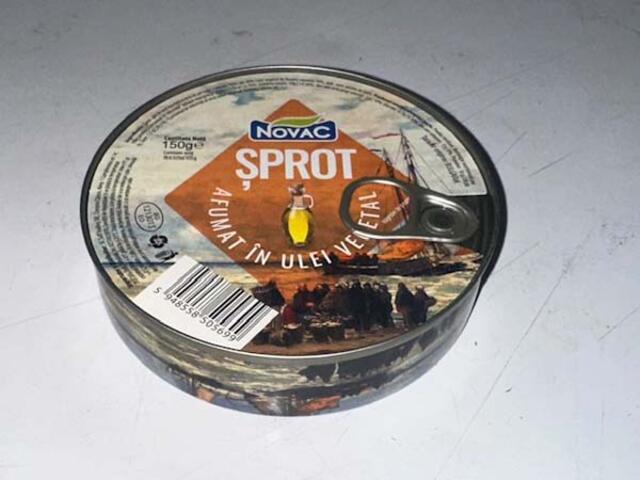 Sprot Afumat In Ulei Vegetal Novac 150G