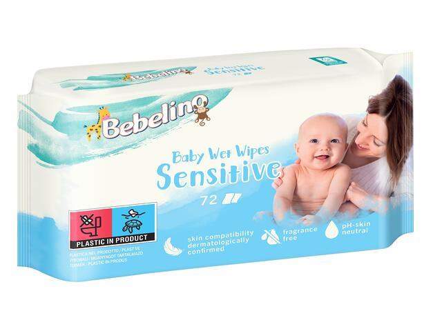 Bebelino Servetele umede sensitive pentru bebeluşi 3 x 72 buc
