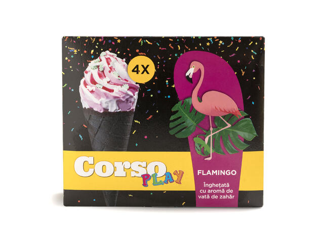 Inghetata Play Flamingo 520ml (4x130ml) Corso