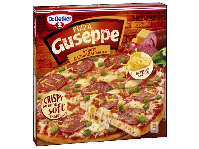 Dr. Oetker Pizza Giuseppe Salami&Cheddar sauce 418g