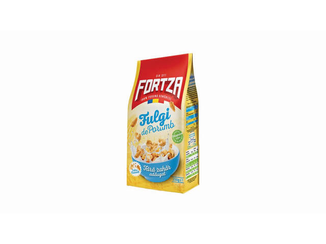 Fulgi de porumb fara zahar adaugat Fortza, 250 g
