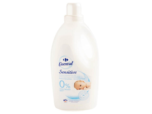 Balsam de rufe Carrefour Essential Sensitive, 27 spalari, 2 L