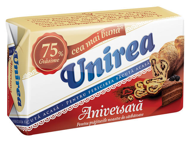 Margarina vegetala Experta 75% grasime 250 g Unirea