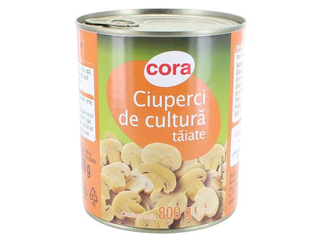 Ciuperci taiate cutie 800g
