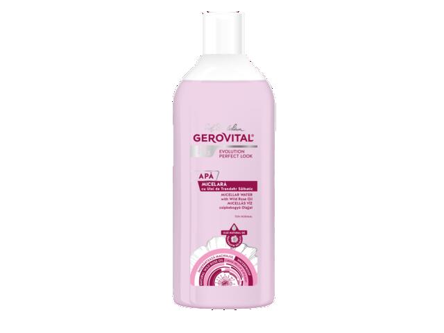 Apa micelara cu ulei de trandafir Gerovital, 400 ml