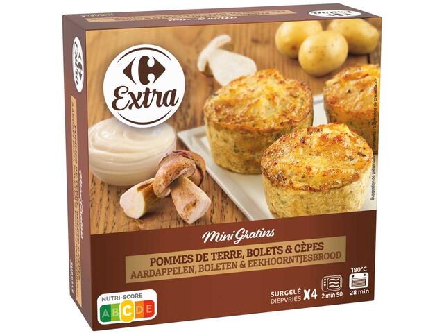 Cartofi Si Ciuperci Gratinate 400G Carrefour
