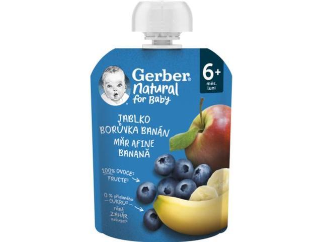 Gerber Natural Piure mar afine banana 90g