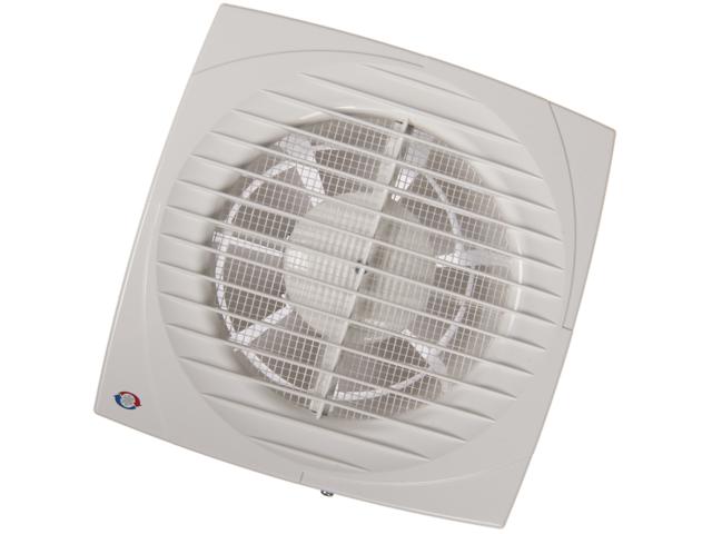 Ventilator de baie Vents DV, intreupator cu fir, D 150 mm, 24 W, 2400 rpm, 292 mc/h, alb