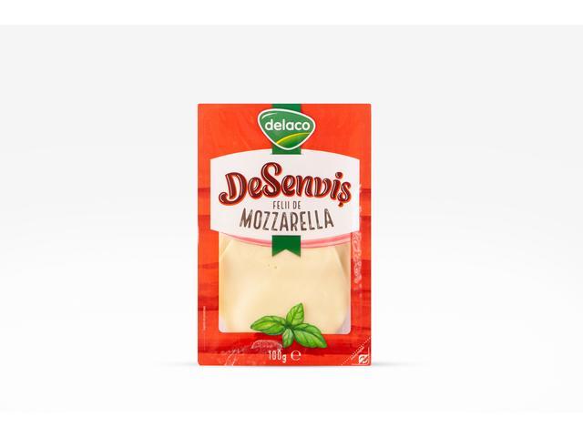 Mozzarella felii Delaco Desenvis 100g