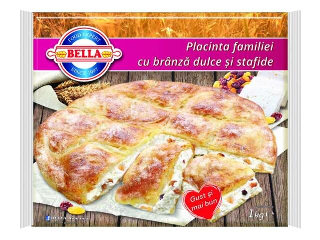 Bella placinta cu branza dulce si stafide 1kg