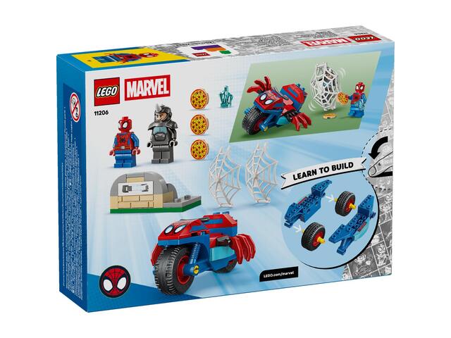 LEGO® Spidey - Spidey pe motocicleta vs Rhino (11206)