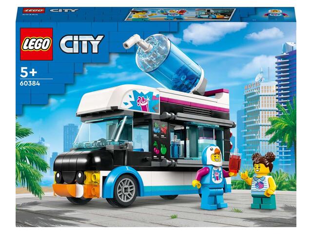 LEGO City Camioneta-pinguin cu granita 60384