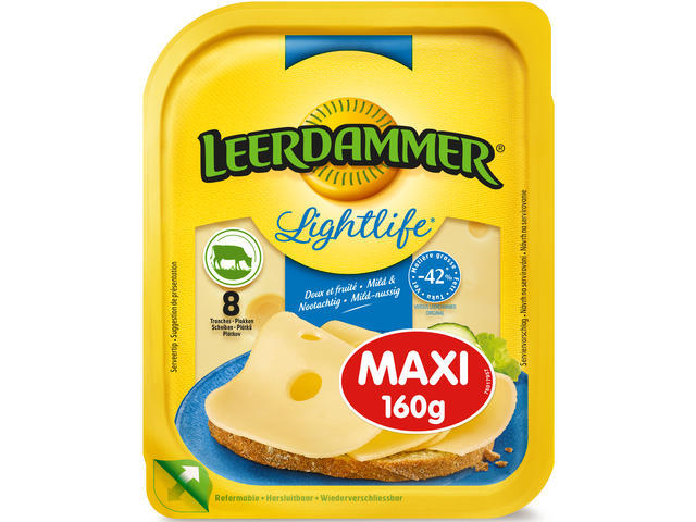 Lightlife 8 Felii 160G, Leerdammer