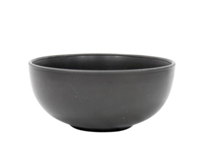 Bol pentru salata Actuel, ceramica, 18 cm, negru