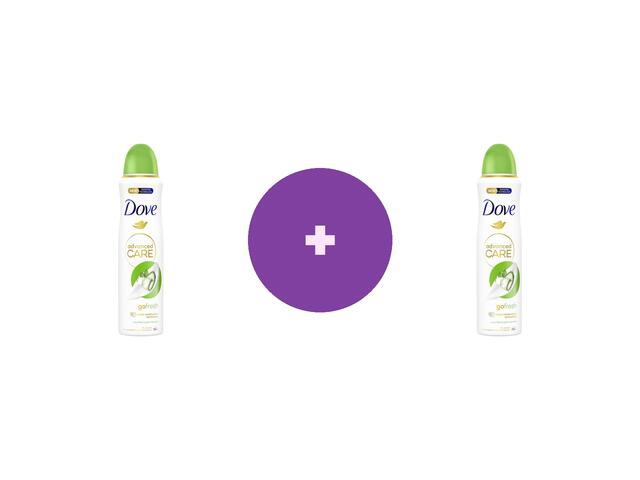 Deodorant spray Dove Advanced Care Go Fresh Cucumber & Green Tea 150ML, Al 2-lea -60%