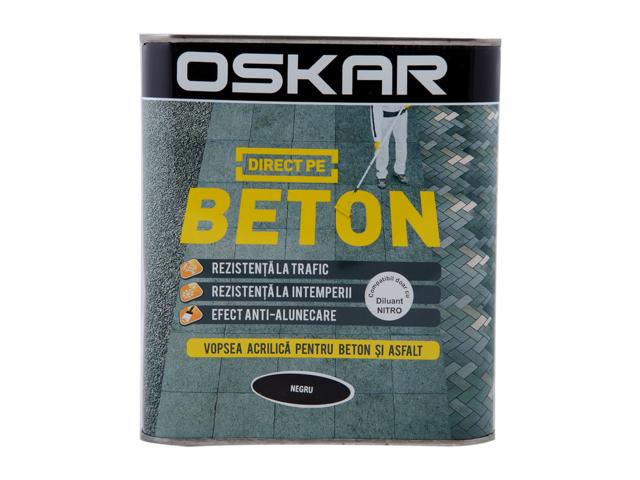 Email Oskar Direct pe beton, negru, interior/exterior, 2,5 L