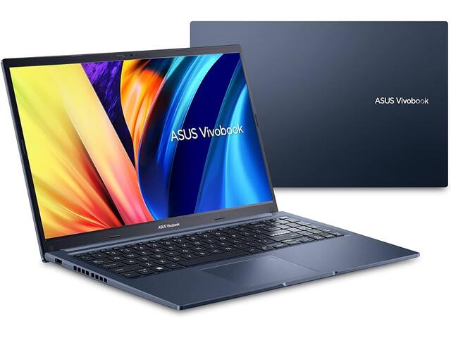 Laptop Asus Vivobook 15 X1504ZA, Full HD, 15.6 inch, Intel Core i7-1255U, 8GB, 512GB SSD, Free Dos, Quiet Blue