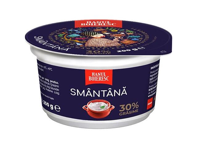 Hanul Boieresc Smantana 30%, 200 g