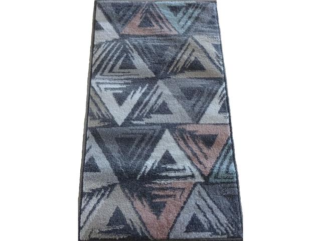 Covor modern New Wave, polipropilena heat set, gri, 60 x 110 cm