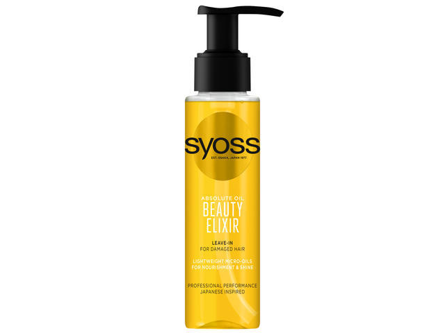 Ulei De Par Syoss Beauty Elixir Absolute Oil Pentru Par Deteriorat, 100 Ml