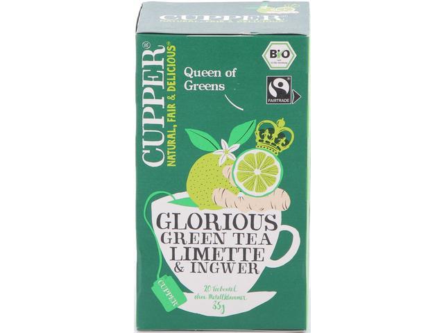 Ceai verde lamaie si ghimbir Eco Cupper 35g