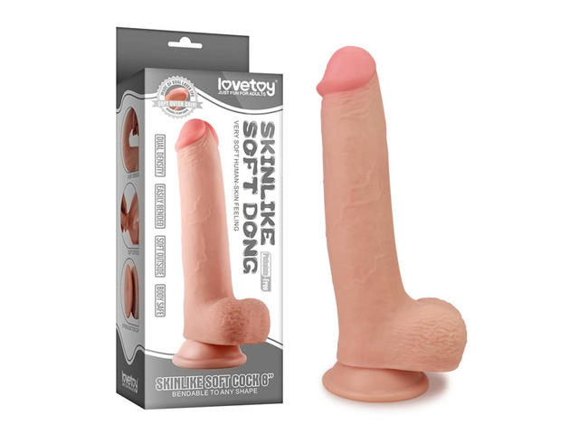 Dildo Ultra Realistic Sliding Skin Dual Layer Dong 8" [ 23cm x 4,4 cm ]