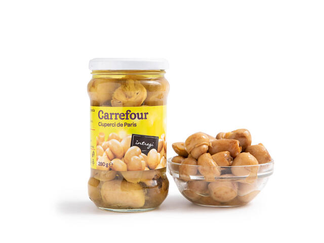 Ciuperci Intregi Din Specia Agaricus Bisporus 280G Carrefour Classic