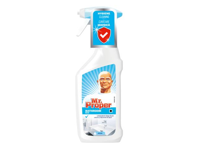 Detergent universal igienizant spray pentru curatarea suprafetelor din baie 750ML Mr Proper