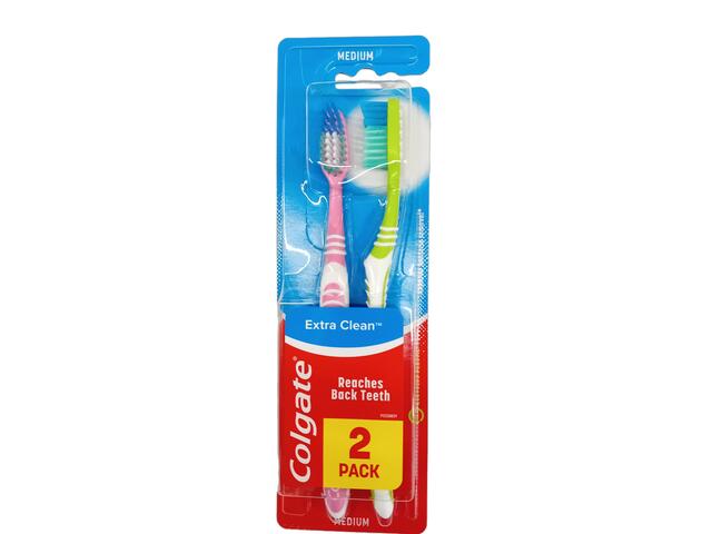 Colgate Extra Clean Periuta dinti 2buc