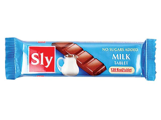 Sly Tableta dietetica cu lapte 25 g