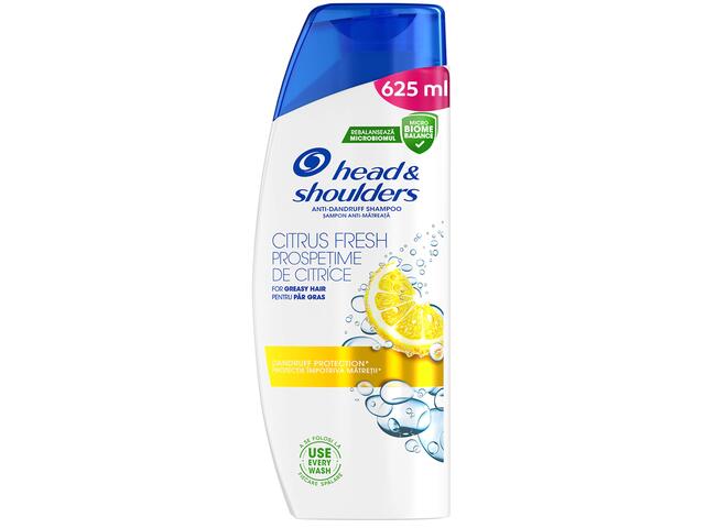 Sampon anti-matreata Head & Shoulders Citrus Fresh pentru par gras, 625 ML