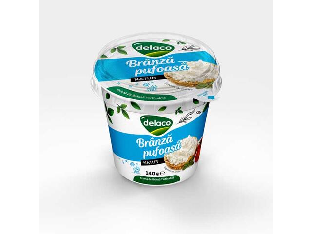 Branza Pufoasa Natur Delaco 140g