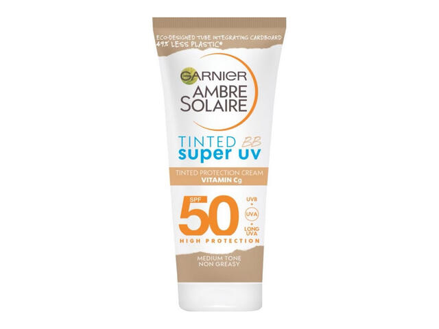 Crema BB cu protectie solara Garnier Ambre Solaire Super UV, SPF 50, 50 ml