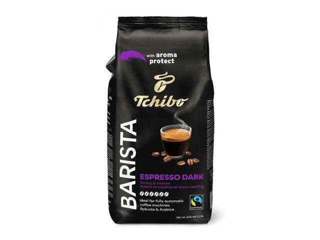 Cafea boabe prajita Tchibo Barista Espresso Dark, 1 kg