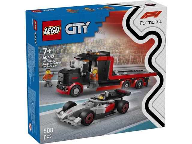 Lego City Camion De Prezentare F1 Cu Masina De Curse Audi F1