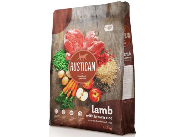 Hrana uscata pentru caini adulti Rustican Miel-Orez brun 1kg