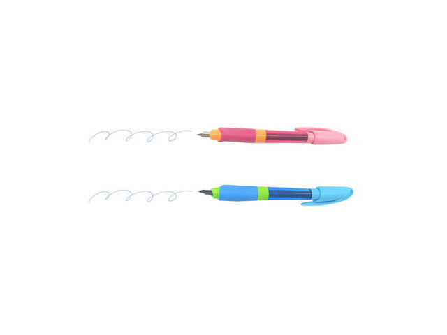 Stilou ergonomic cu 2 rezerve Auchan, diverse modele