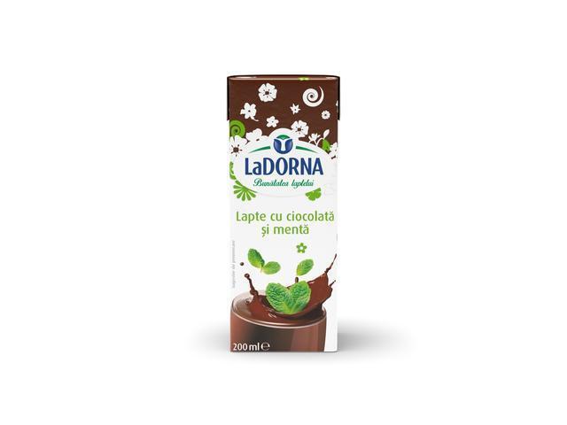 La Dorna lapte cu ciocolata si menta 1.5% grasime 200 ML