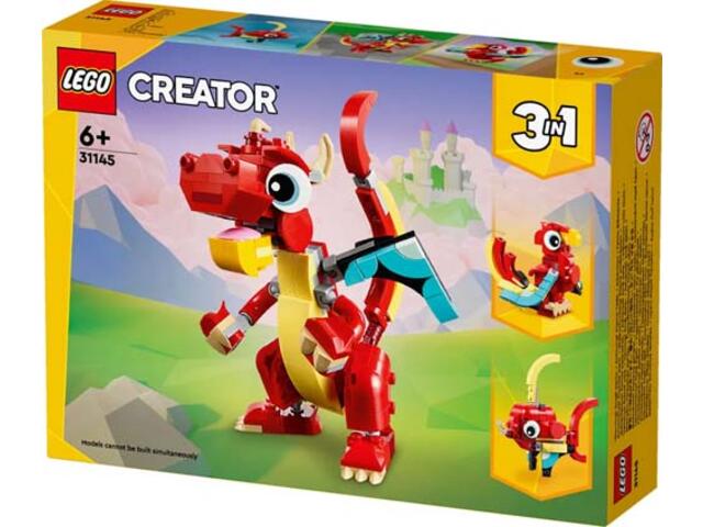 LEGO Creator Dragon rosu 31145